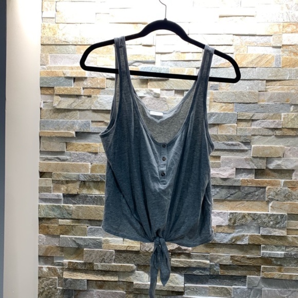 Abound Tie Front Tank Top - Picture 4 of 6